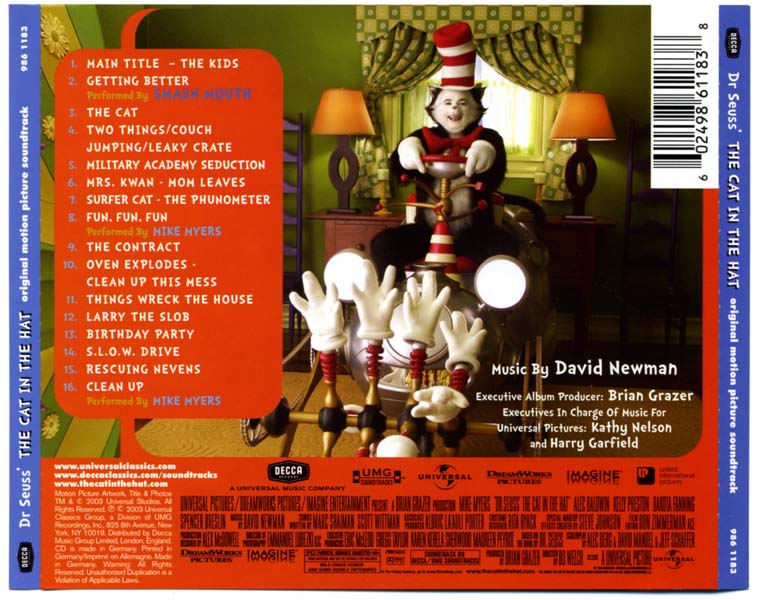 电影原声 – 2003 – The Cat In The Hat 戴帽子的猫 [986 1183][德国版][WAV+CUE]