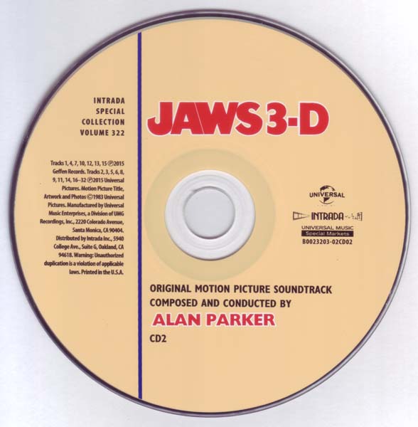 电影原声 – 2015 – Jaws 3-D 大白鲨 3 2CD [7 20258 53222 0][美国版][WAV+CUE]