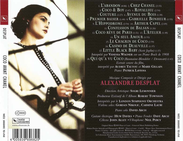 电影原声 – 2009 – Coco Avant Chanel 时尚先锋香奈儿 [VSD-6968][德国版][WAV+CUE]