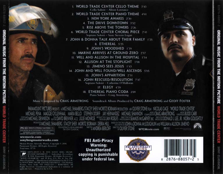 电影原声 – 2006 – World Trade Center 世贸中心 [82876-88057-2][美国版][WAV+CUE]