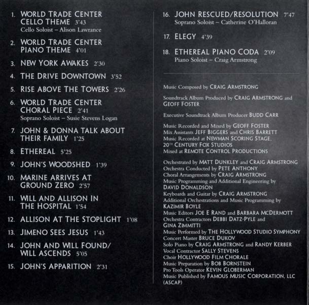 电影原声 – 2006 – World Trade Center 世贸中心 [82876-88057-2][美国版][WAV+CUE]