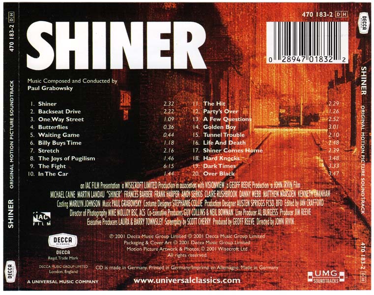 电影原声 – 2001 – Shiner 拳击高手 [470 183-2][德国版][WAV+CUE]