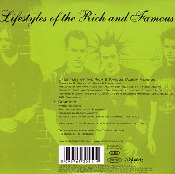 Good Charlotte 狂野夏洛特乐队 音乐专辑10张10CD[WAV+CUE]