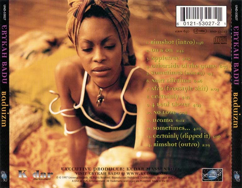 Erykah Badu 埃丽卡‧巴杜 音乐专辑10张11CD[WAV+CUE]