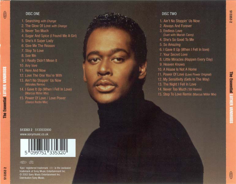 Luther Vandross 路德·范德鲁斯 音乐专辑16张20CD[WAV+CUE]