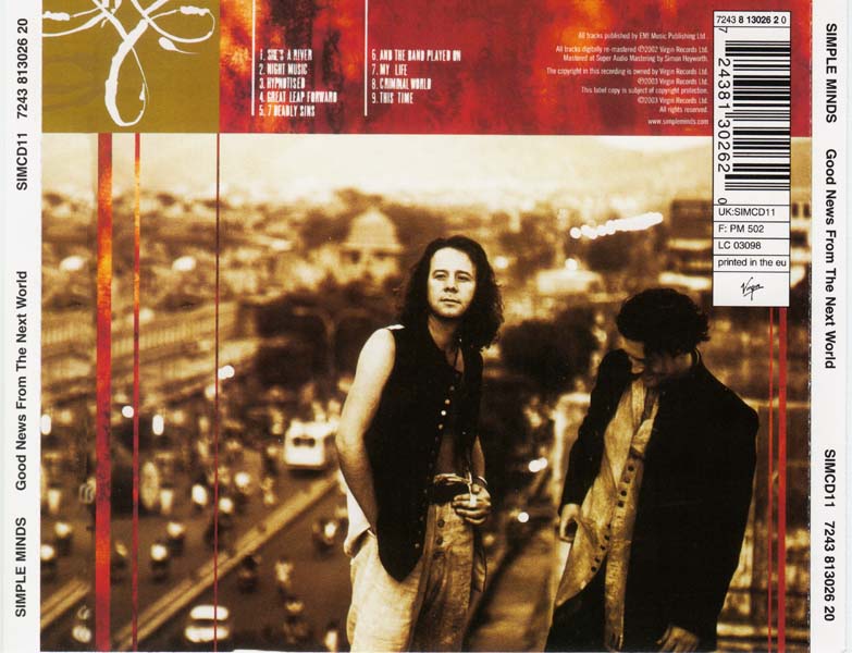 Simple Minds 简单心灵乐队 音乐专辑43张95CD[WAV+CUE]