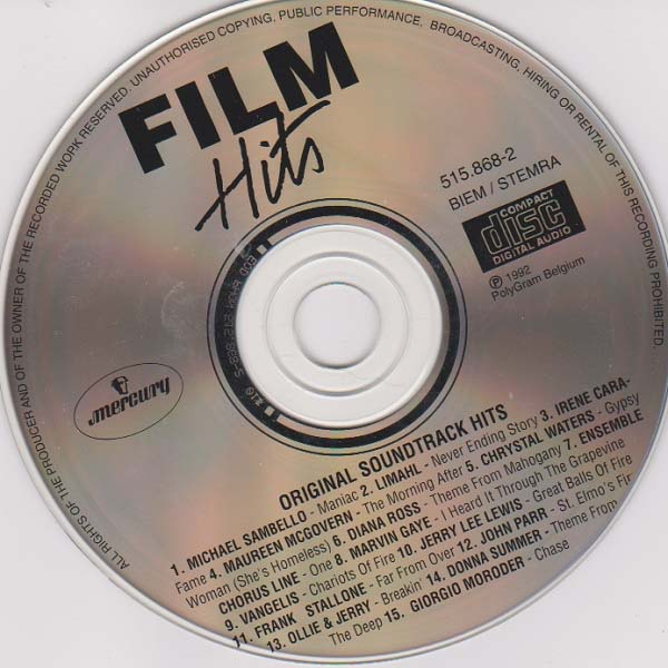 电影原声 – 1992 – Film Hits 经典电影金曲精选 2CD [515.867-2][比利时版][[WAV+CUE]