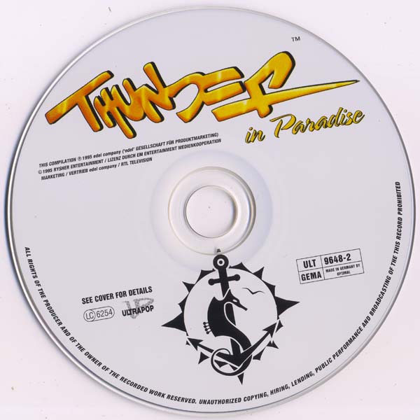 电影原声 – 1995 – Thunder In Paradise 天堂雷霆 [ULT 9648-2][德国版][[WAV+CUE]