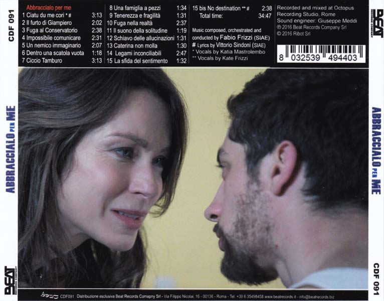 电影原声 – 2016 – Abbraccialo Per Me 替我相拥 [CDF 091][意大利版][[WAV+CUE]