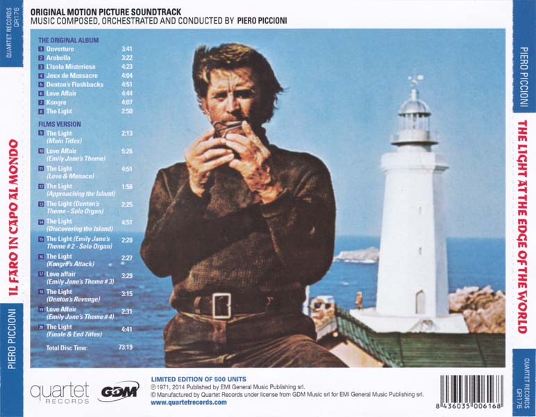 电影原声 – 1971 – The Light At The Edge Of The World 世界尽头的灯塔 (2014)[QR176][西班牙版][WAV+CUE]