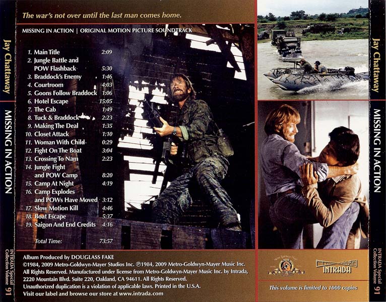 电影原声 – 1984 – Missing In Action (2009)[美国版][WAV+CUE]
