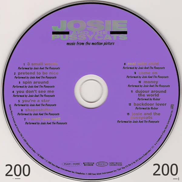 电影原声 – 2001 – Josie And The Pussycats 猫女乐队 [EK 85683][美国版][WAV+CUE]