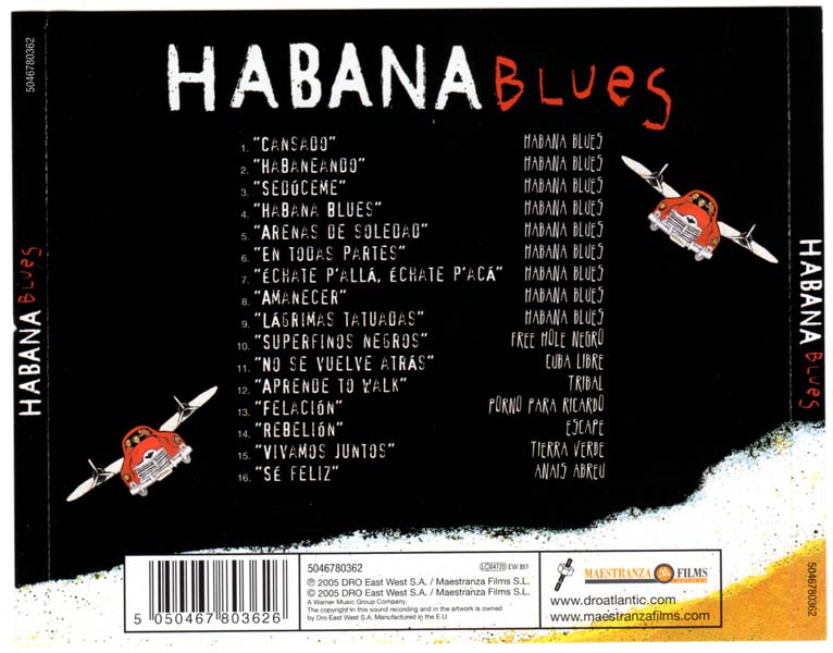 电影原声 – 2005 – HABANA Blues OST 哈瓦那布鲁斯 [5046780362][欧版][WAV+CUE]