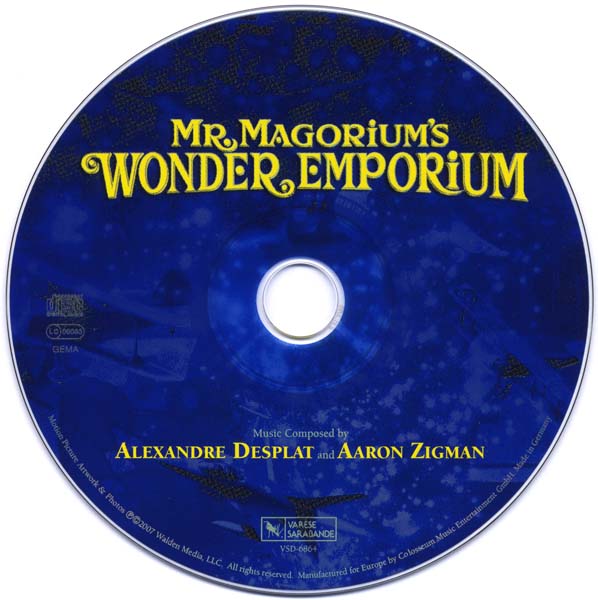 电影原声 – 2007 – Mr. Magorium’s Wonder Emporium 马格瑞姆的神奇玩具店 [VSD-6864][德国版][WAV+CUE]