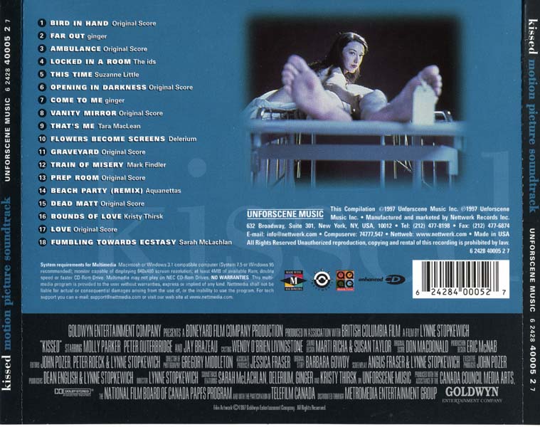 电影原声 – 1997 – Kissed Soundtrack 爱之吻 [6 2428 40005 2 7][美国版][WAV+CUE]