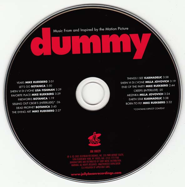电影原声 – 2003 – Dummy 人偶情缘 [JBK 08029][美国版][WAV+CUE]