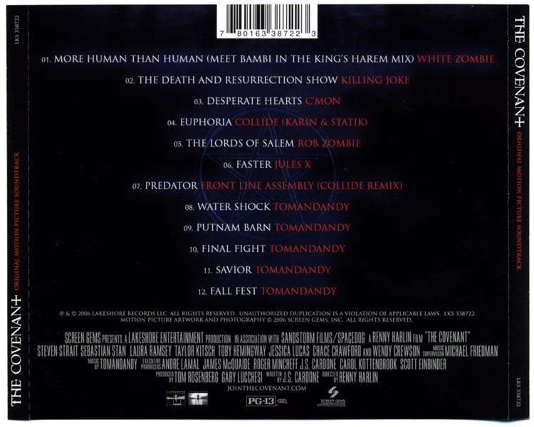 电影原声 – 2006 – The Covenant 魔鬼契约 [LKS 338722][美国版][WAV+CUE]