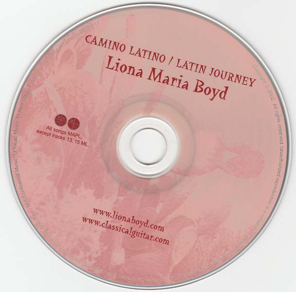 Liona Boyd 莉奥娜・博伊德 – 2002 – Camino Latino (Latin Journey) [MOS-711][加拿大版][WAV+CUE]