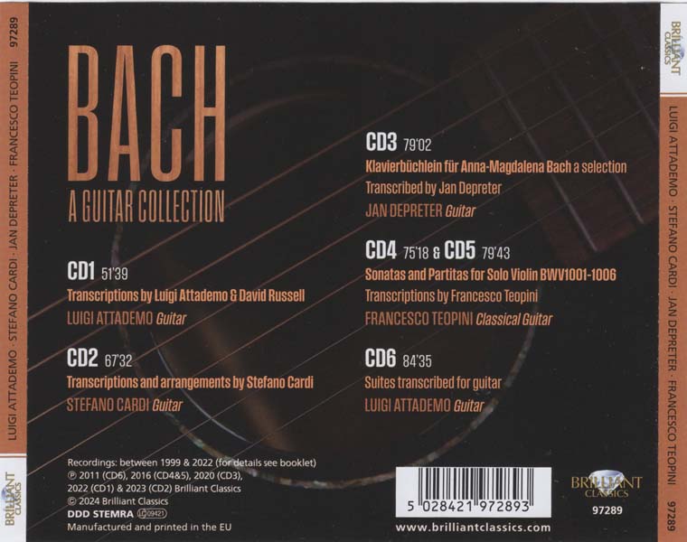 VA – 2024 – Bach – A Guitar Collection [97289][欧版][WAV+CUE]