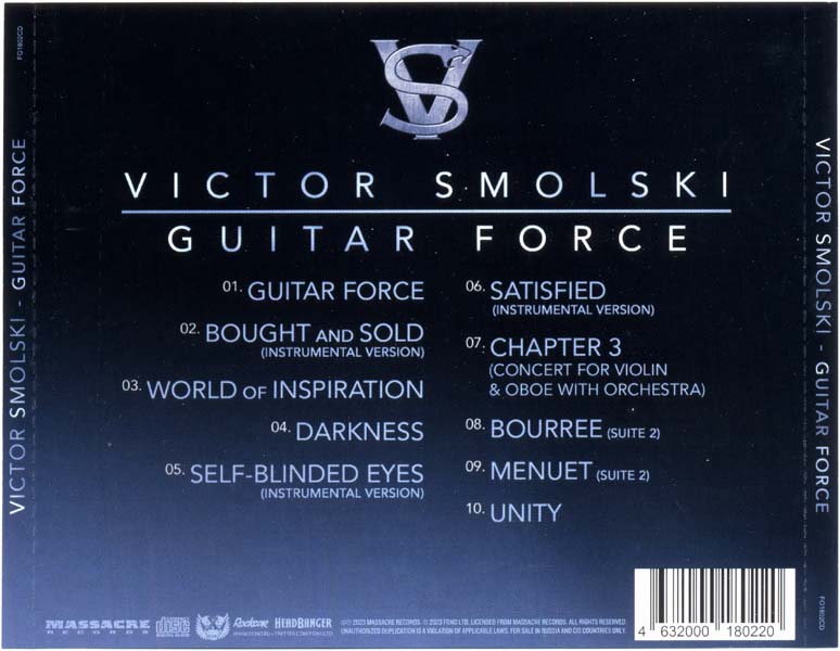 Victor Smolski – 2023 – Guitar Force [FO1802CD][俄罗斯版][WAV+CUE]