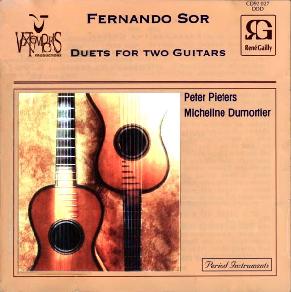 Pieters, Dumortier – 1995 – Sor – Duets for two Guitars 费尔南多・索尔：两把吉他二重奏 [CD92 027 DDD][比利时版][WAV+CUE]