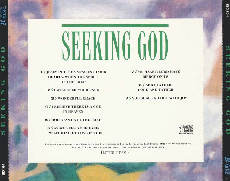VA – 1989 – Integrity Music Interludes – Seeking God (Classical Praise Guitar) [ISD104][欧版][WAV+CUE]