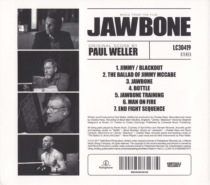 电影原声 – 2017 – Jawbone 铁拳逃生 [0190295861674][欧版][WAV+CUE]