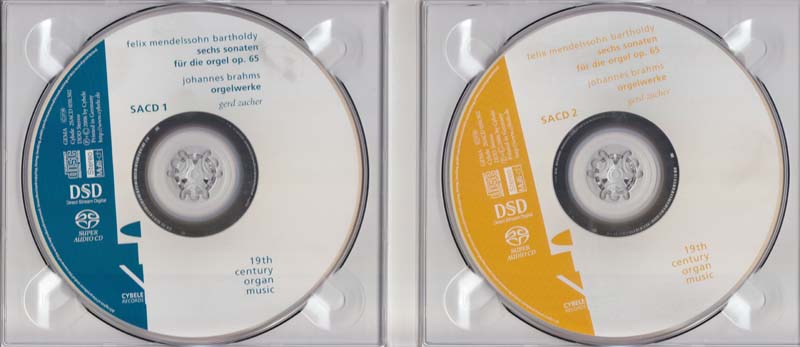 Gerd Zache – 2006 – 门德尔松：六首管风琴奏鸣曲 Op.65；勃拉姆斯：管风琴作品 [SACD][050.502][德国版][ISO]