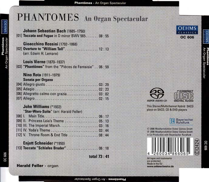 OehmsClassics – 2006 – Harald Feller – 幻影：一场管风琴盛宴 [SACD][4260034866065][欧版][ISO]