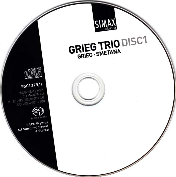 Trios Grieg – 2007 – 格里格三重奏：格里格、斯美塔那、柴可夫斯基钢琴三重奏 [SACD][PSC1279][欧版][ISO]