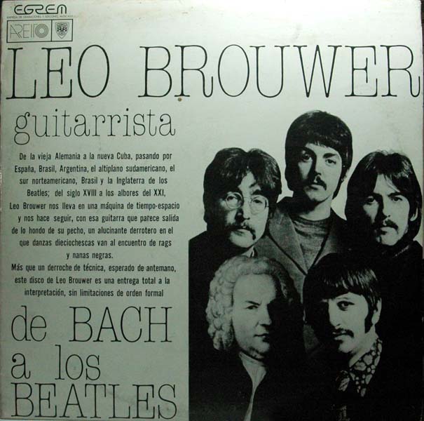 Leo Brouwer – 1981 – De Bach A Los Beatles [LD‑3876][LP黑胶][古巴版][WAV+CUE]