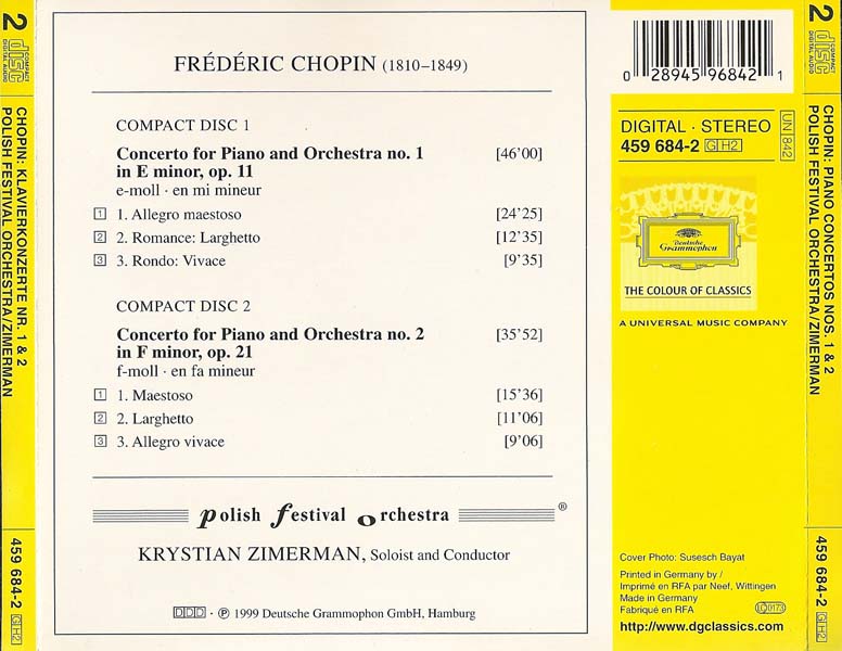 Krystian Zimerman – 1999 – 肖邦_第一 第二钢琴协奏曲 [459 684-2][德国版][WAV+CUE]