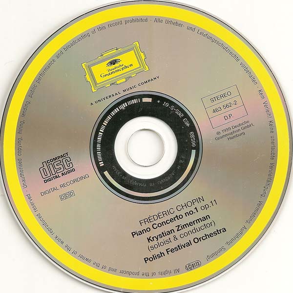 Krystian Zimerman – 1999 – 肖邦_第一 第二钢琴协奏曲 [459 684-2][德国版][WAV+CUE]