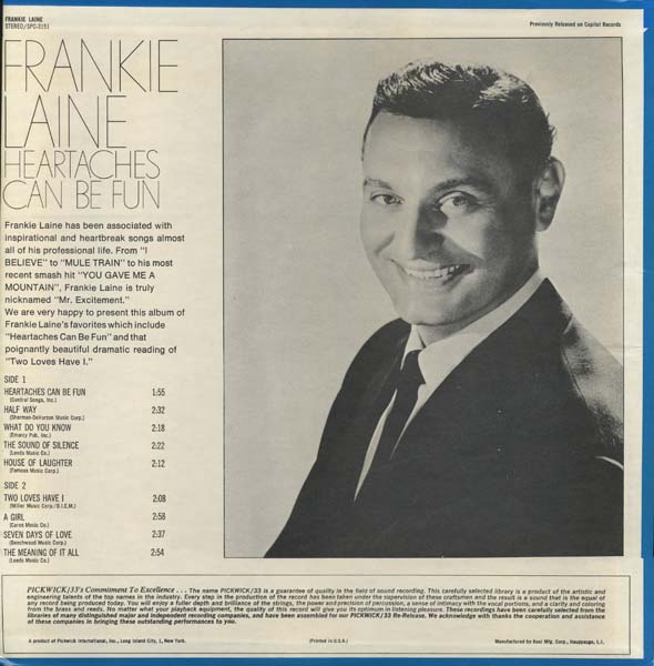 Frankie Laine 弗兰基·莱恩 音乐专辑12张15CD[WAV+CUE]