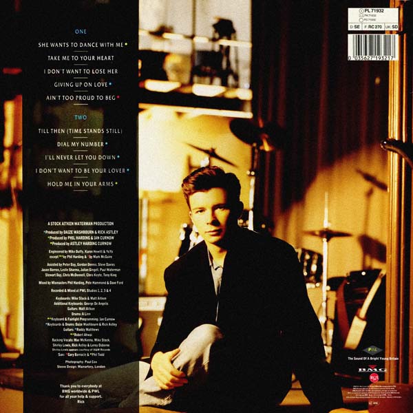 Rick Astley 瑞克·艾斯利 音乐专辑14张25CD[WAV+CUE]