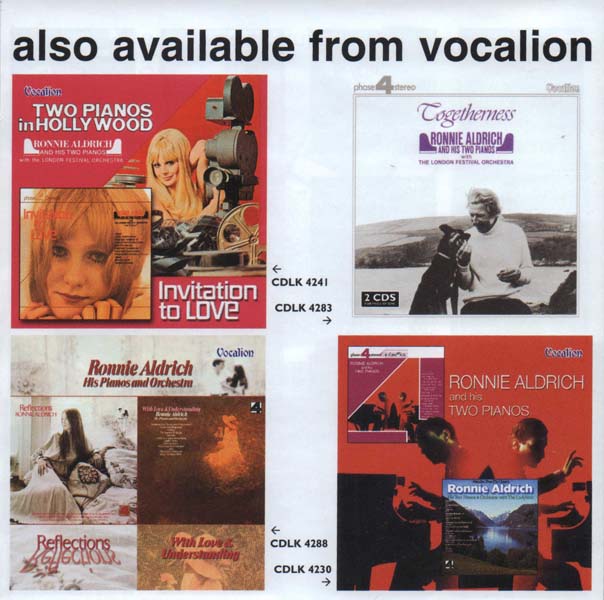Ronnie Aldrich 罗尼·奥尔德里奇 钢琴音乐专辑25张29CD[WAV+CUE]