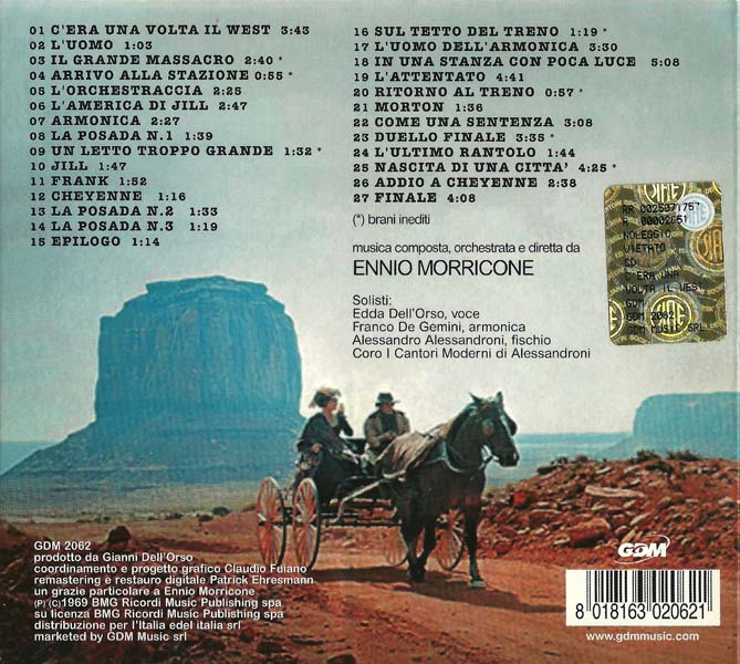 电影原声 – 1969 – C’era una volta il West 西部往事 (2005)[GDM 2062][意大利版][WAV+CUE]