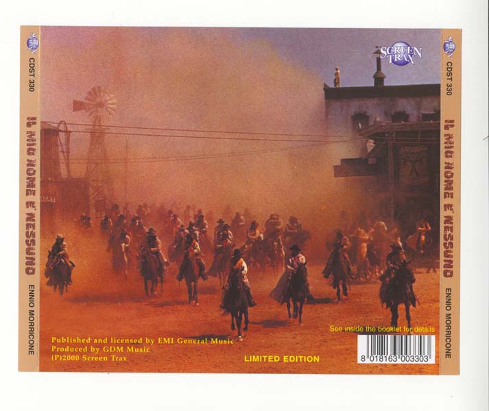 电影原声 – 1973 – Il Mio Nome E Nessuno – Ennio Morricone 无名小子 (2000)[CDST 330][西班牙版][WAV+CUE]