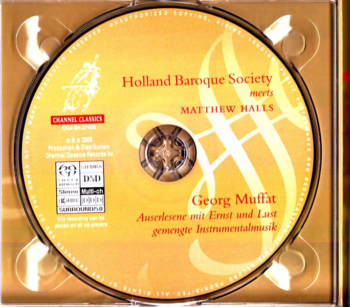 Holland Baroque Society meets Matthew Halls – 2008 – Instrumental Music [SACD][CCS SA 27408][奥地利版][ISO]