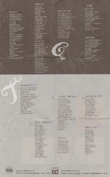 张云儿 – 1990 – 你的样子 [DF 2045][TP磁带][东方音像][引进版][WAV+CUE]