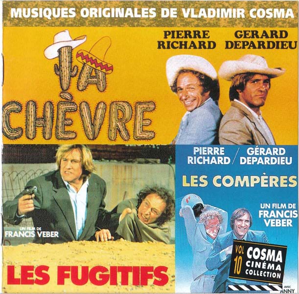 电影原声 – 1992 – La Chevre – Les Comperes – Les Fugitifs 霉运侦探 伙伴 逃犯 (2001)[952 762][法国版][WAV+CUE]