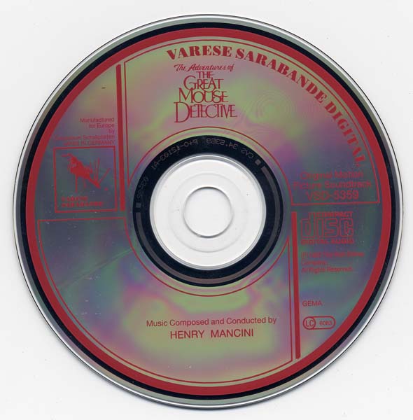 电影原声 – 1992 – The Adventures of the Great Mouse Detective 妙妙探_大老鼠侦探历险记 [VSD-5359][德国版][WAV+CUE]