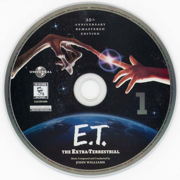 电影原声 – 2017 – E.T. the Extra-Terrestrial (35th Anniversary 2CD) E.T. 外星人 [LLLCD1420][美国版][WAV+CUE]