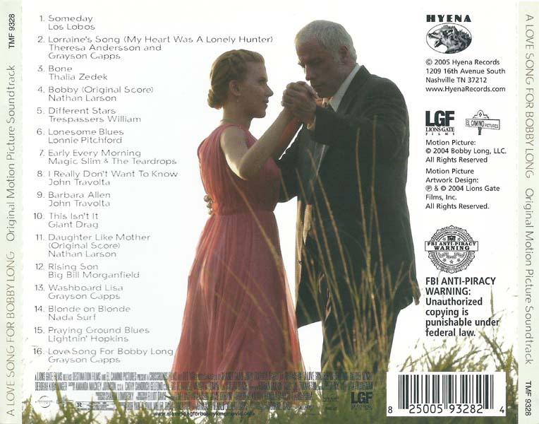 电影原声 – 2005 – A Love Song For Bobby Long 给鲍比・朗的情歌 [TMF 9328][美国版][WAV+CUE]