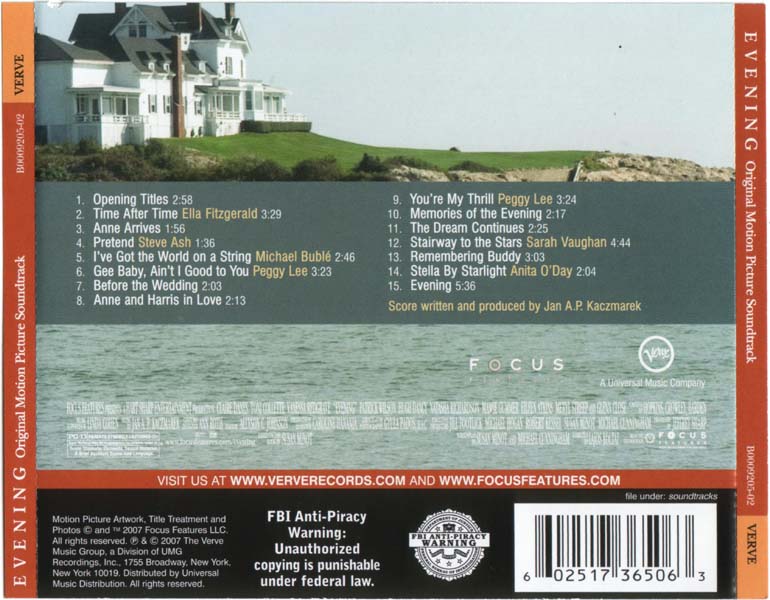 电影原声 – 2007 – Evening 夜幕 [B0009205-02][美国版][WAV+CUE]